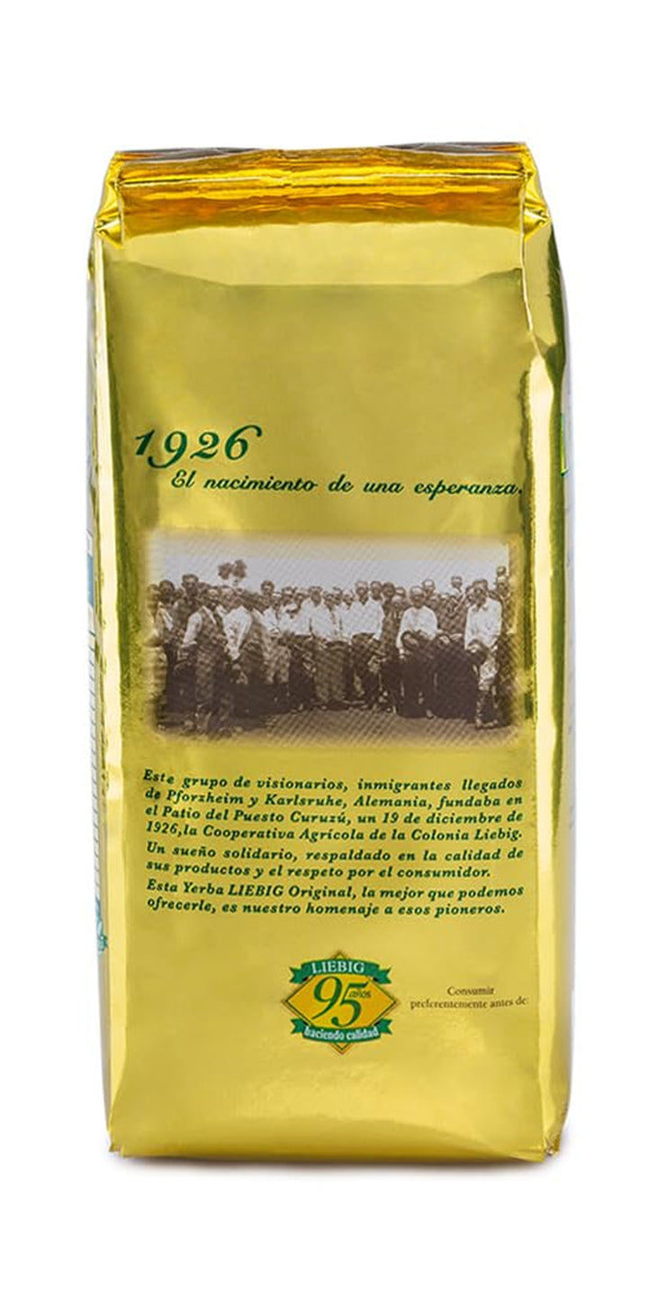 Liebig Original 500G - Ceai Mate din Argentina cu bucăți de tulpină