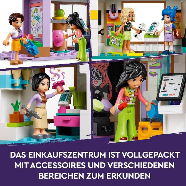 Magazin LEGO Friends Heartlake City, jucărie de casă de păpuși pentru fete și băieți, set cu figuri, promovează dezvoltarea socio-emoțională, cadou pentru copii de la 8 ani 42604 Seturi de constructie Besuche den LEGO-Store