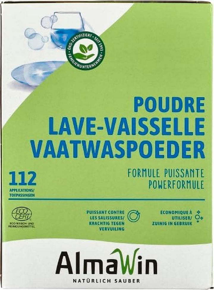 Almawin eco, praf de spălat vase 2,8kg, 112 spalari, dozabil pentru diferite cantități de vase Naty Shop