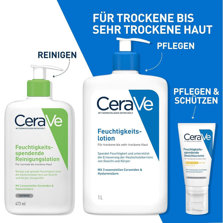Cerave Loțiune hidratantă pentru corp și față, 1 litru Cosmetice si Infrumusetare Naty Shop