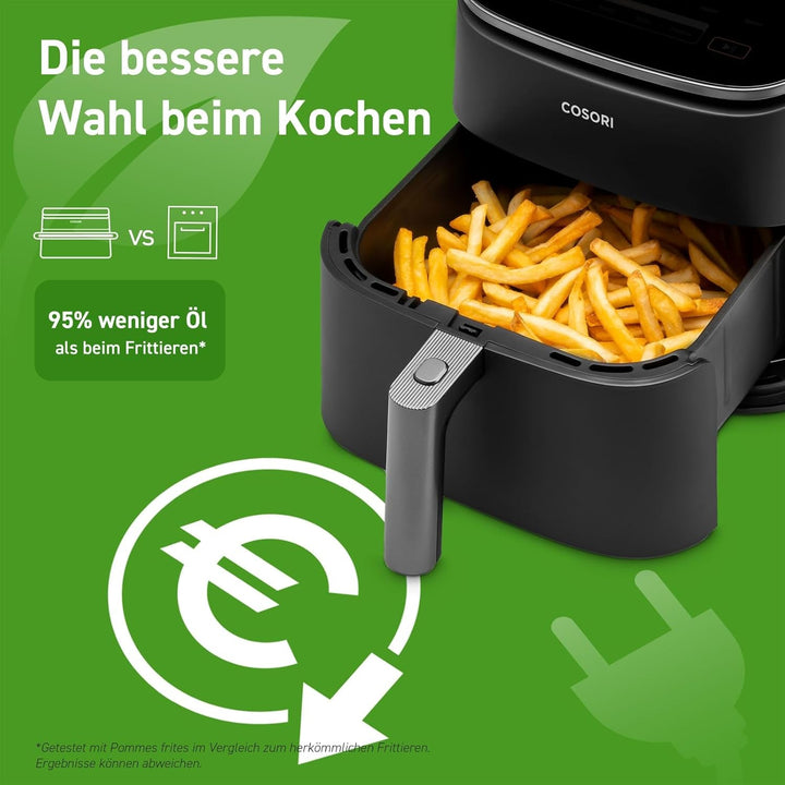 Cosori Turboblaze Hot Air Fryer Airfryer, 9-In-1, 6 litri, silentioasa Electrocasnice Naty Shop