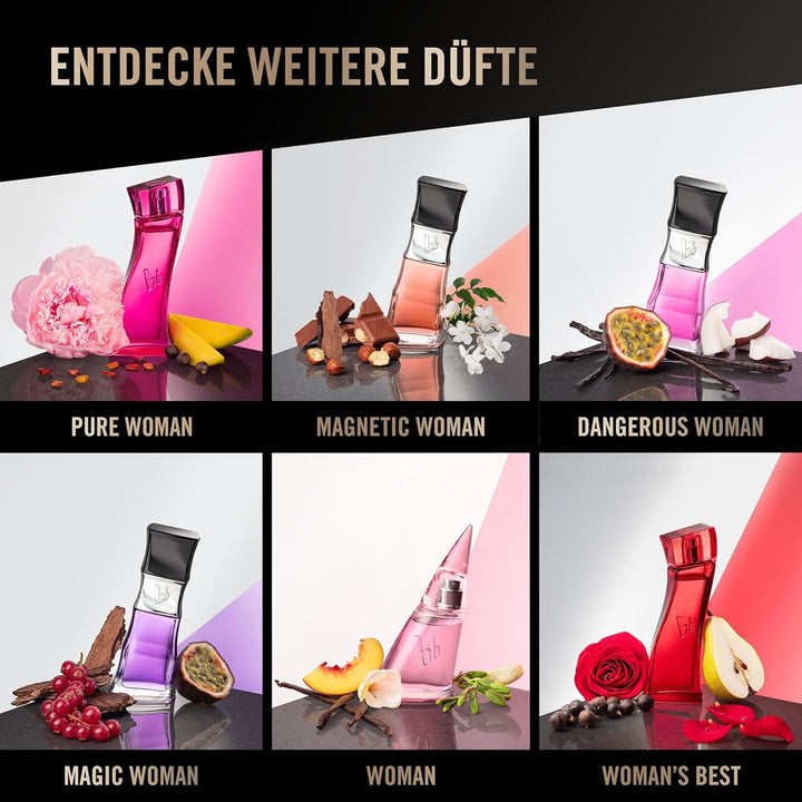 Bruno Banani Woman'S Best – Apă de Toaletă Spray Natural – Parfum de Femei Fructat-Dulce – 1 Pachet (1 x 30ml)