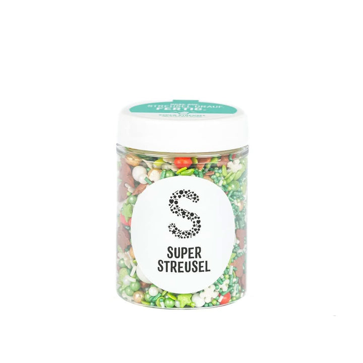 Super Streusel Hohoho, sprinkles cu tematica de Crăciun, 90 grame Sprinkles Naty Shop