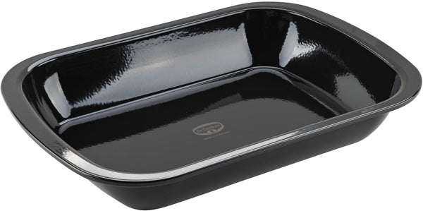 Dr. Oetker Back-Idee Kreativ Dessert- Und Auflaufform Aus Emaille, 39,5 X 28 X 6,5 Cm– Hitzebeständig Bis 400°C, Schnittfest, Kratzfest, Induktionsgeeignet, Schwarz Matrite si tavi pentru copt Naty Shop 39 X 28 Cm