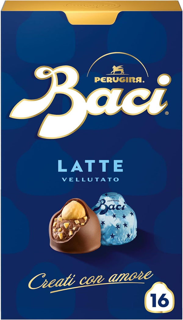 Perugina Baci, ciocolată cu umplutură de ciocolată cu lapte și alune, 200 grame Bomboane de Ciocolata Naty Shop Default Title