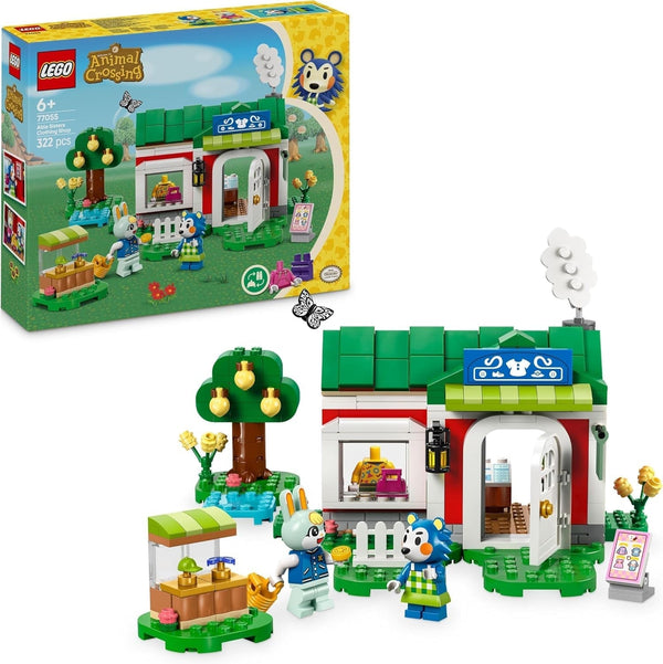 LEGO Animal Crossing Tailoring Sisters, set de construcție creativă pentru jocuri de rol, cadou pentru fete, băieți și fani ai jocurilor video cu vârsta de peste 6 ani, set de joacă de aventură 77055 Seturi de constructie Besuche den LEGO-Store Titlu implicit