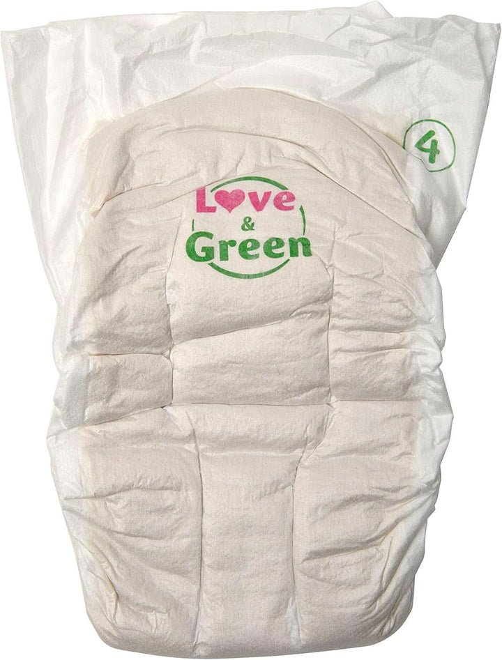 Love Green Nature, scutece ecologice nealbite, fara clor, diverse marimi Mama si Copilul Naty Shop