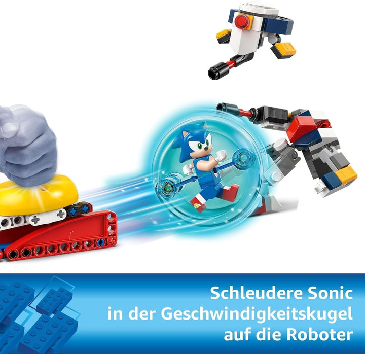 LEGO Sonic the Hedgehog Sonics Showdown At The Campfire, jucărie de jocuri pentru copii și fani ai jocurilor video, set de construcție pentru băieți și fete de la 7 ani, set de aventură, colecționabil 77001 Seturi de constructie Besuche den LEGO-Store