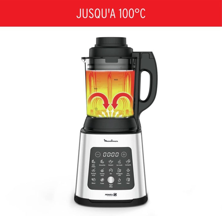 Perfectmix Cook, mixer stand cu 10 programe automate, 1400 W, prepară rețete calde și reci Mama si Copilul Naty Shop