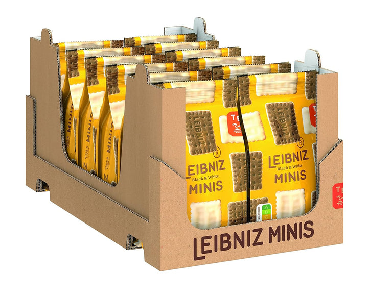 LEIBNIZ Biscuiți cu unt originali, pachet de 22 de gustări, biscuiții cu unt numărul 1, biscuiți crocanți într-un pachet mare practic (22 x 50 g), perfecți pentru călătorii