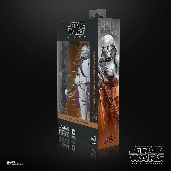 Star Wars seria neagră Clone Commander Bacara, Star Wars: Ahsoka Premium figurină de colecție (15 cm) Action figures Naty Shop