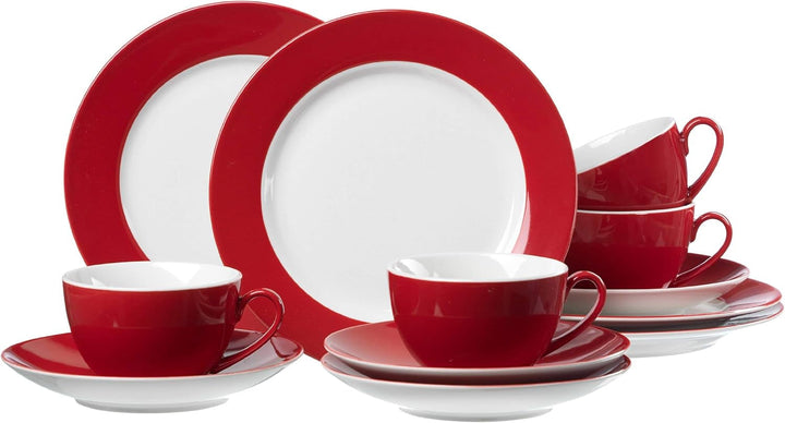 Ritzenhoff & Breker Kombiset Doppio, 24-Teilig, Grau Seturi vesela masa Naty Shop Rot Kaffeeservice