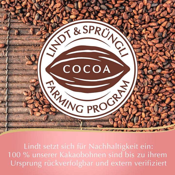 Lindt Schokolade LINDOR Eier Mix | 254 G | 55 X LINDOR Eier Mit Zartschmelzender Füllung in Den Sorten Milch, Weiß Und 45% Feinherb | Oster Schokolade | Schokoladengeschenk | Ostereier | Schokoeier Naty Shop