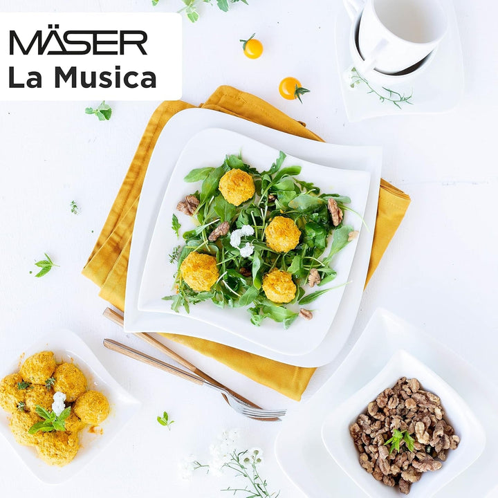 Mäser Seria La Musica, Serviciu combinat, Porțelan Seturi vesela masa Naty Shop