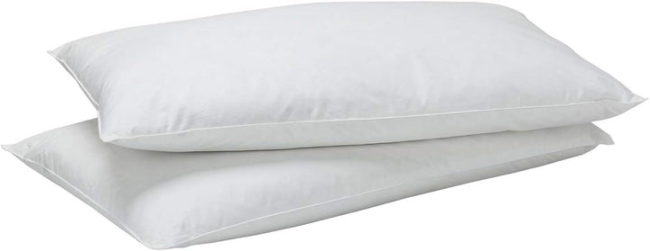 Pikolin Home-30% pernă de puf cu capac dublu de bumbac cu fermitate redusă, ideală pentru dormitul pe stomac Perne standard Naty Shop 40 X 70 Cm (pachet de 2)