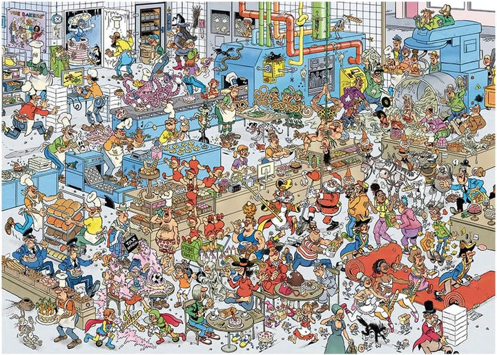 Jan Van Haasteren, The Bakery, puzzle jigsaw 2000 piese adulți Puzzle Naty Shop
