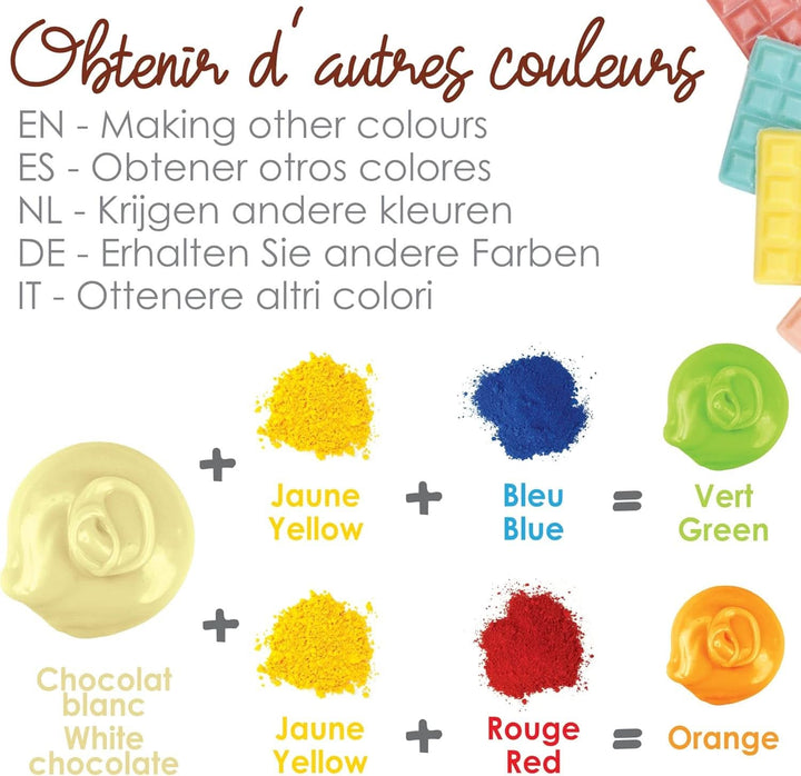 Scrap Cooking, Set 3 coloranti alimentari liposolubili, 3 x 5 grame Coloranti Alimentari Naty Shop