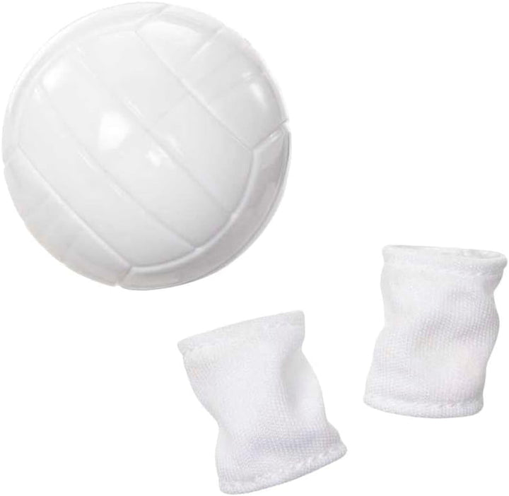 Barbie Made to Move - Păpușă jucătoare de volei cu tricou și minge - 22 de articulații pentru joc realist, include volei și îmbrăcăminte sport, HKT72 Papusi Naty Shop