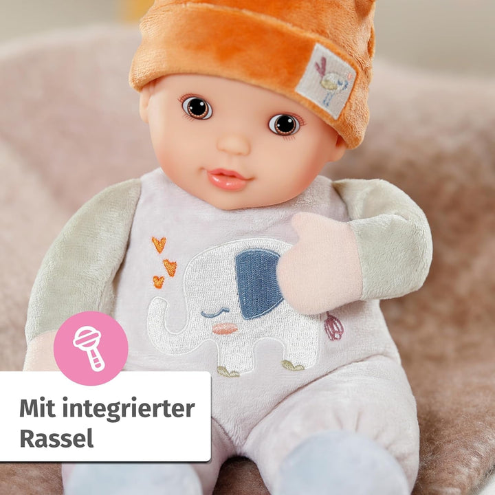 Baby Annabell pentru bebeluși Sweetie Sand 30Cm, păpușă moale 30Cm mare din țesătură cu zornăitor integrat, pentru nou-născuți, 710722 Zapf Creation Papusi Naty Shop