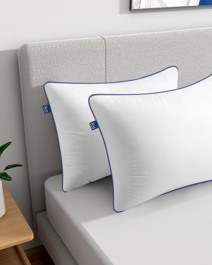 Pernă Bedstory, 65 X 65 cm, 2 bucăți, înălțime reglabilă, hipoalergenică, lavabilă la mașină Perne standard Naty Shop