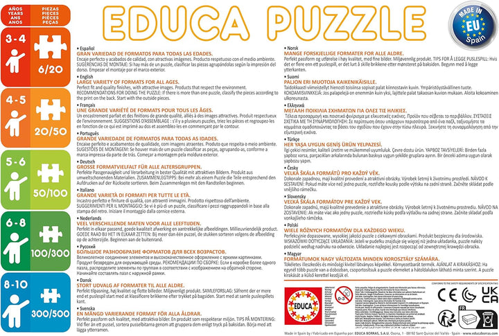 Educa - Puzzle 200 piese | Parada Disney, puzzle 200 piese pentru copii de la 6 ani, Disney World (13289) Puzzle Naty Shop