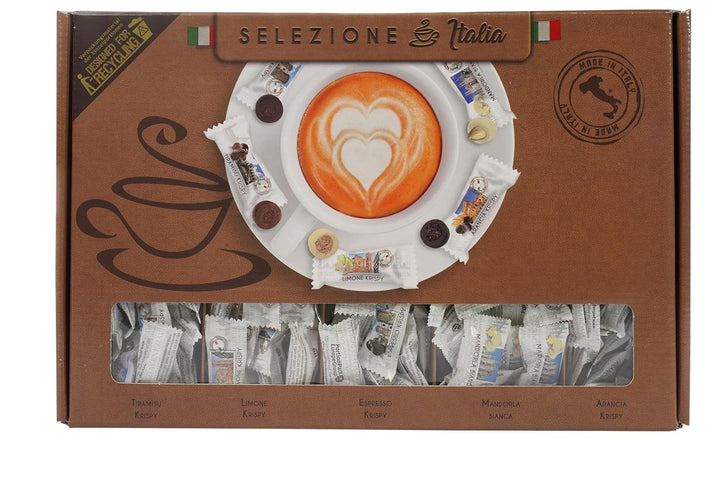 HELLMA Italian Selection - 200 buc. dulciuri italiene ambalate individual, ideal pentru hotel sau pensiune Bomboane de Ciocolata Naty Shop