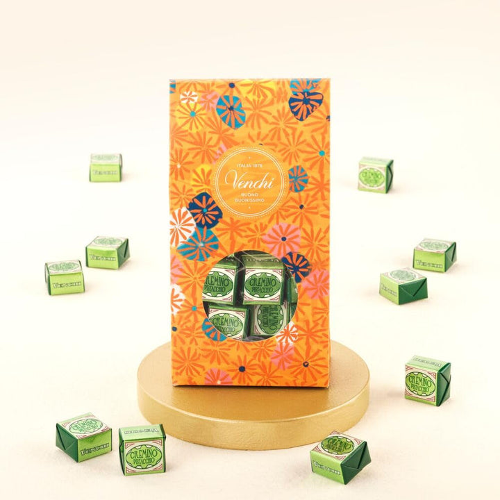 Venchi Murrine Collection - Cutie cadou cu ciocolată asortată Cremino cu fistic, 310 grame Bomboane de Ciocolata Naty Shop
