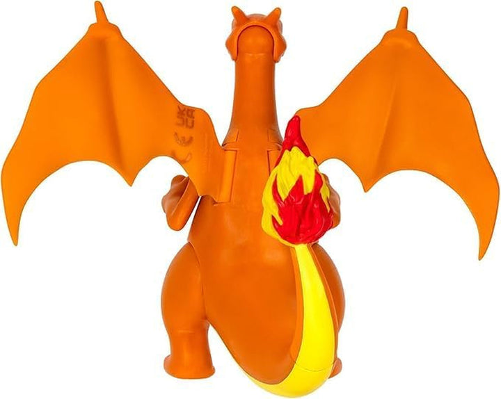 Pokémon PKW0368 - Battle Feature Figure - Glurak, figură mobilă oficială, 11,5 cm Action figures Naty Shop