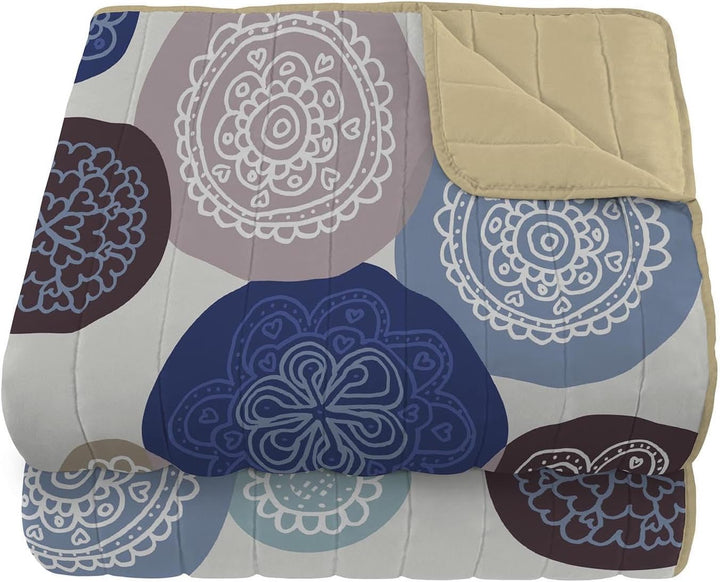 Lenjerie de pat italiană Fantasy, microfibră, pentru vară, 1,5 paturi, Murrine Plapumi si pilote Naty Shop