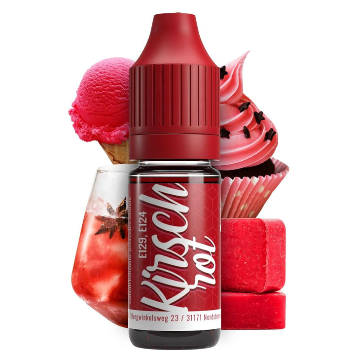Coloranti alimentari profesionali, lichid, V2 Vape Food, 10 ml Coloranti Alimentari Naty Shop Rosu Cires
