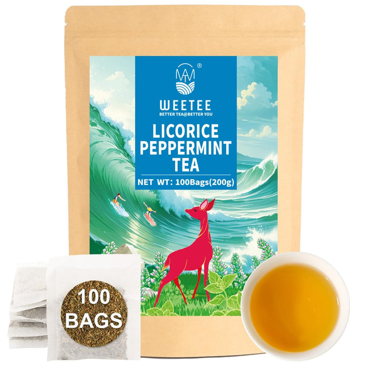 WEETEE Pliculețe de ceai cu turmeric, ghimbir și scorțișoară, 2 g x 100 bucăți Pliculețe de ceai cu turmeric, ghimbir și scorțișoară, ceai cald, picant și ușor dulce cu turmeric și ghimbir, bogat în antioxidanți, ceai cu mirodenii fără cofeină