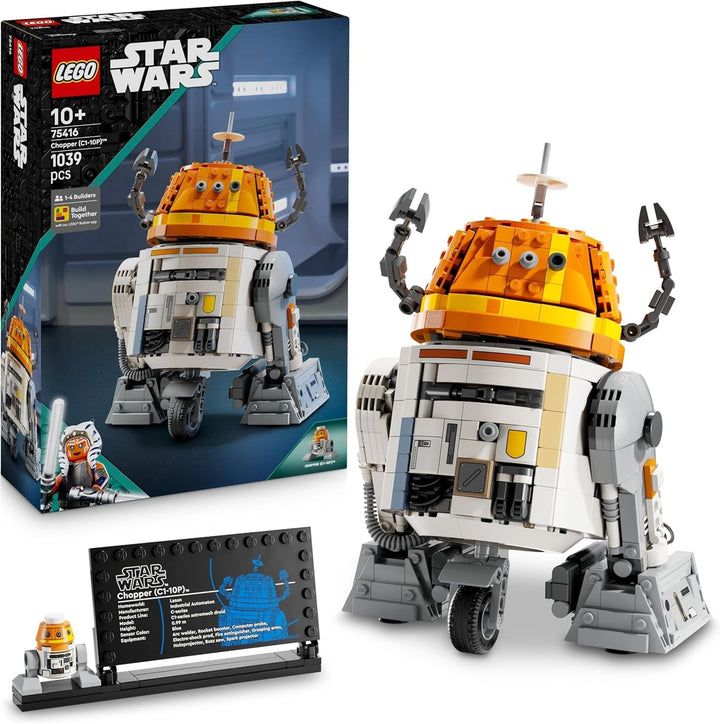 Figura LEGO Star Wars 75416 Ahsoka Astromech Droid Chopper (C1-10P) - jucărie cu cap mobil, brațe detașabile și roată centrală - cadou pentru fanii Ahsoka, băieți și fete de peste 10 ani Seturi de constructie Besuche den LEGO-Store Titlu implicit