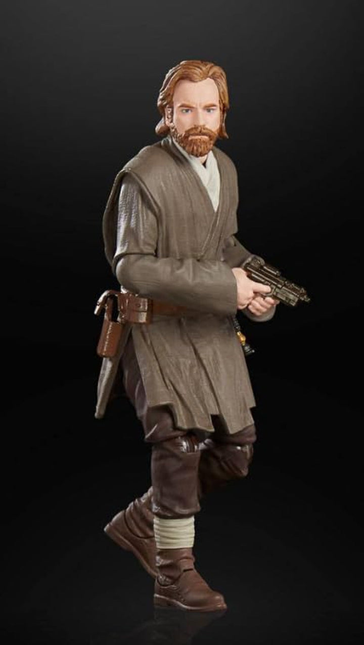 Star Wars Hasbro Star WarSeria neagră Obi-Wan Kenobi (Jabiim), 15 Cm Figura de acțiune mare Obi-Wan Kenobi, Multi, F7098 Action figures Naty Shop