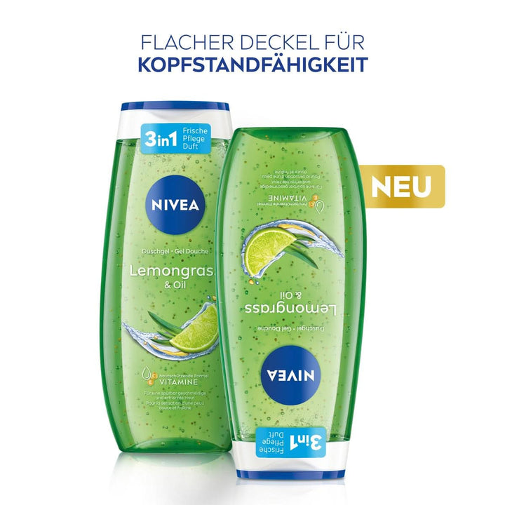 Gel de duș NIVEA Lemon Grass And Oil, 250 ml Duș și baie Naty Shop
