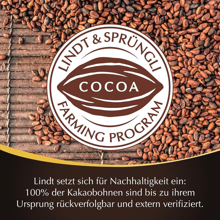 Lindt Chocolate LINDOR Balls 70%, 137 grame Bomboane de Ciocolata Naty Shop