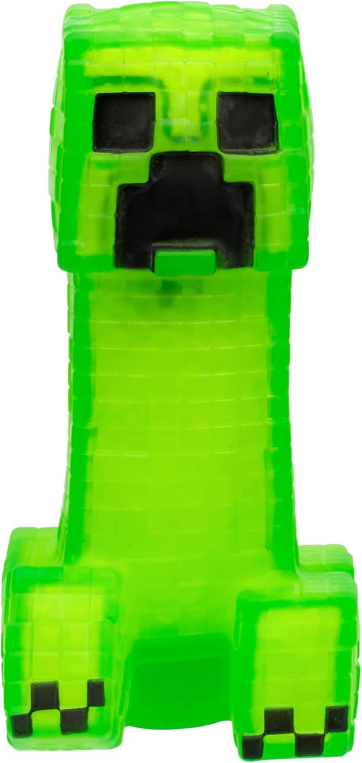 Heroes of Goo Jit Zu - figură Minecraft extensibilă - Steve cu armură și sabie de diamant, umplutură Goo super elastică cu element de diamant ascuns în interior, extensibilă până la trei ori dimensiunea Action figures Naty Shop Creeper