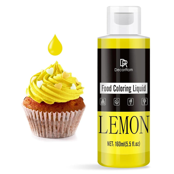 Coloranti Alimentari Profesionali, lichid, 150 ml Coloranti Alimentari Naty Shop Galben Lamaie