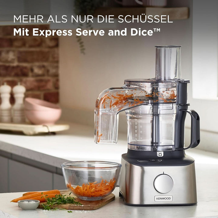 Robot de bucătărie compact Kenwood Multipro Compact+ FDM315SS, lamă din oțel inoxidabil Mama si Copilul Naty Shop