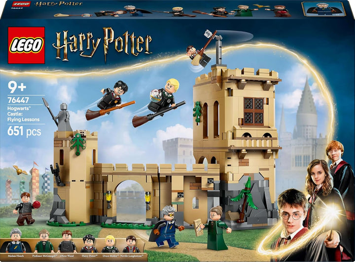 Castelul Hogwarts LEGO Harry Potter: Lecții de zbor, set de joacă de aventură cu 6 minifigurine de colecționat, inclusiv Draco Malfoy și profesorul Mcgonagall, set de joacă de rol pentru băieți și fete de la 9 ani 76447 Seturi de constructie Besuche den LEGO-Store