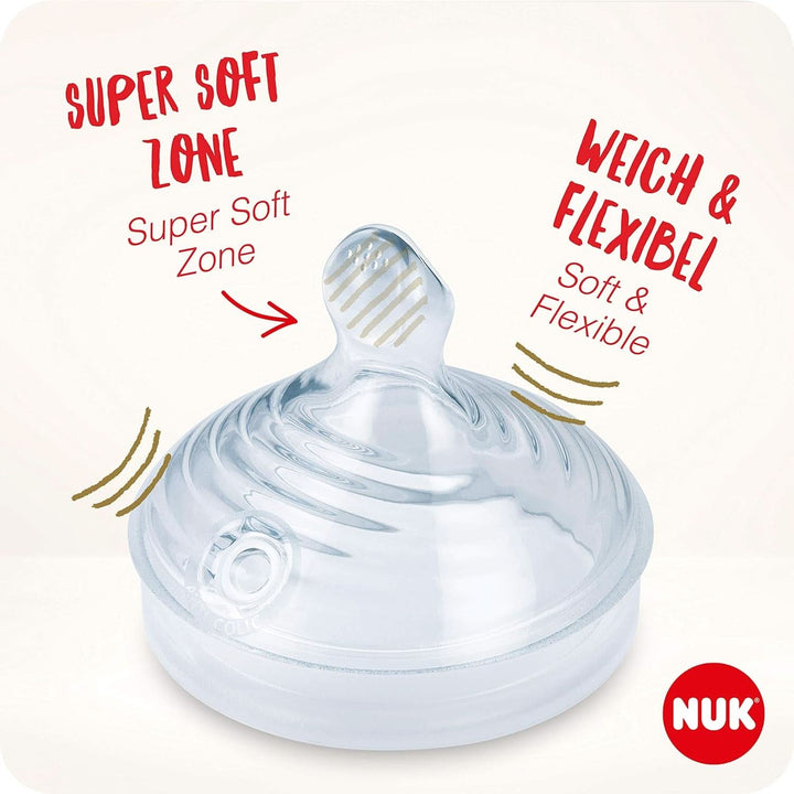 Pompă de sân manuală NUK Nature Sense | Set de alăptare cu pompă de sân manuală, biberoane și tampoane de alăptare Ultra Dry Comfort | 6 piese Accesorii Hrana si Alaptare Bebe Naty Shop