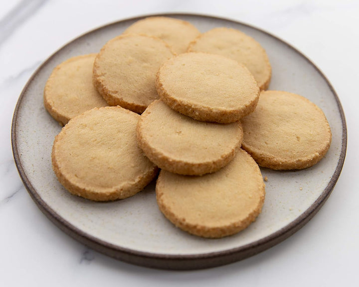 Biscuiți tradiționali scoțieni cu unt, rulați în zahăr, 200g