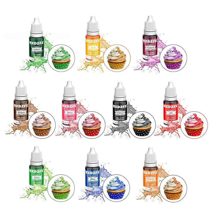 Coloranti alimentari gel, diverse marimi si culori Coloranti Alimentari Naty Shop
