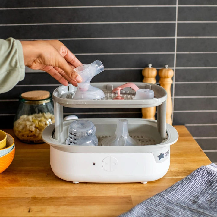 Tommee Tippee Made for Me Manuelle Einzel-Milchpumpe, Starke Saugkraft, Ergonomischer Griff, Tragbare Und Leise Milchpumpe, Samt Babyflasche Accesorii Hrana si Alaptare Bebe Naty Shop