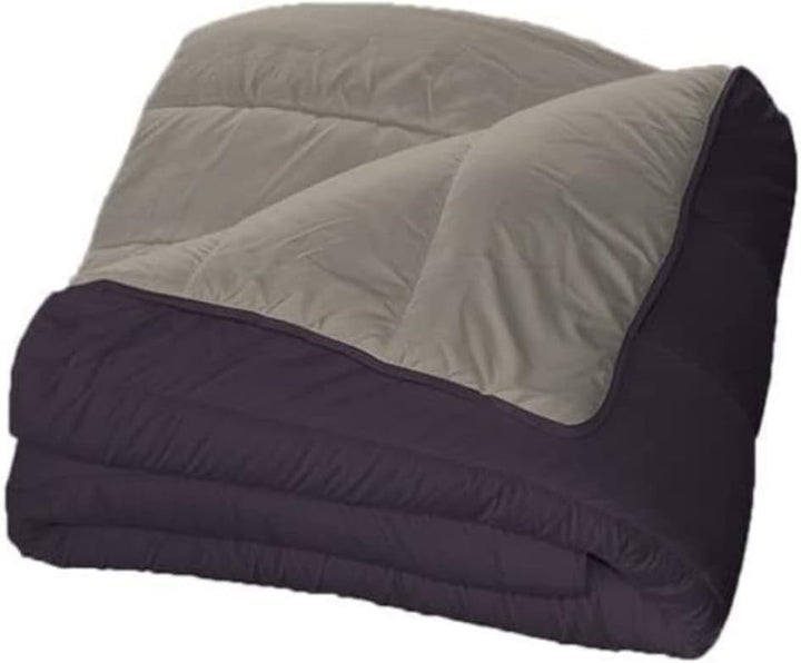 Bleu Câlin plapumă reversibilă bicoloră pentru 2 persoane, microfibră, burgundy/pepper, 220X240 cm Plapumi si pilote Naty Shop MÃ"re/Poivre 140 X 200 Cm