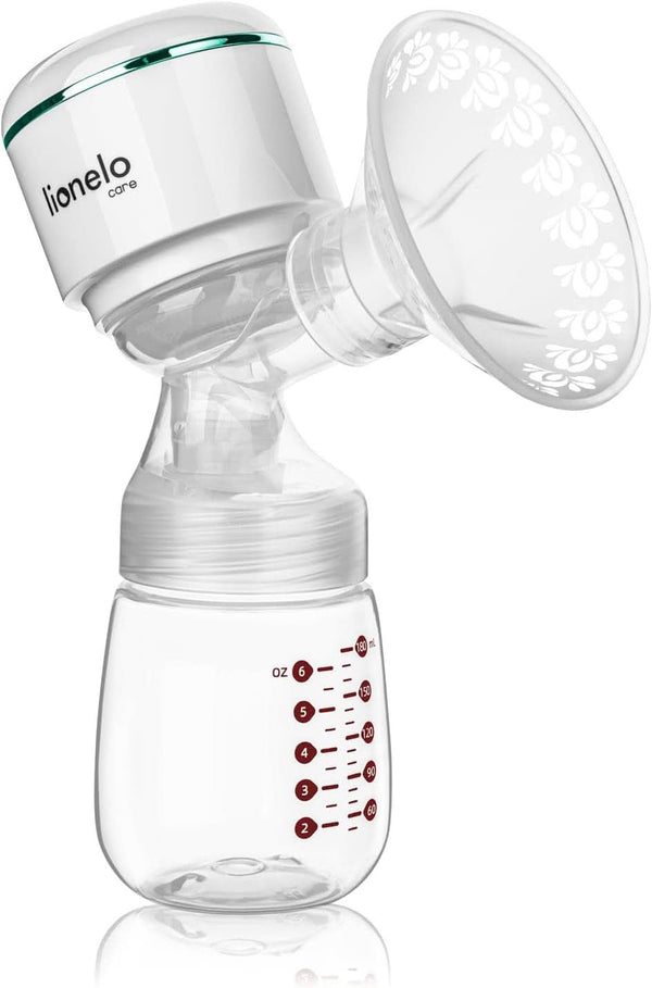 LIONELO Pompă electrică pentru lapte matern LIONELO Fidi plus 180 ml, pompă portabilă cu economie de energie, 9 niveluri de masaj, timp de funcționare 150 min Accesorii Hrana si Alaptare Bebe Naty Shop