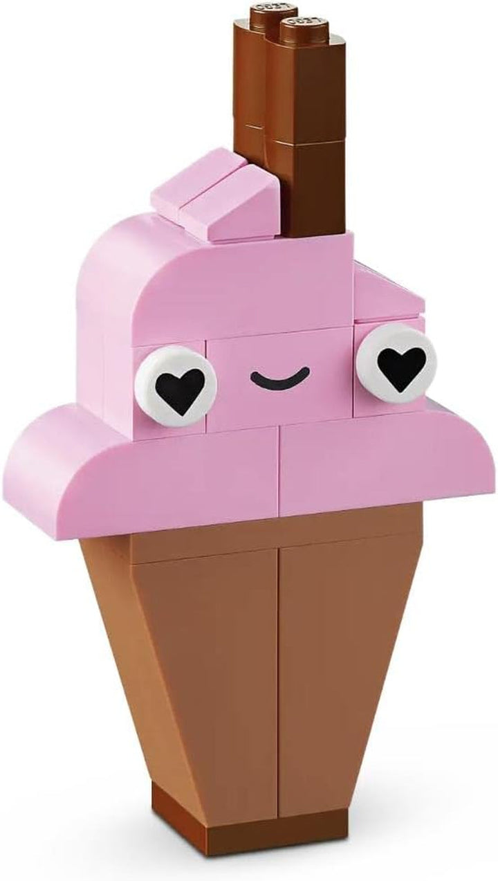 LEGO 11028 Classic Pastel Creative Building Set Brick Box, jucărie de construcție pentru fete și băieți cu vârsta de peste 5 ani Cu modele; înghețată, dinozaur, pisică și multe altele Seturi de constructie Besuche den LEGO-Store