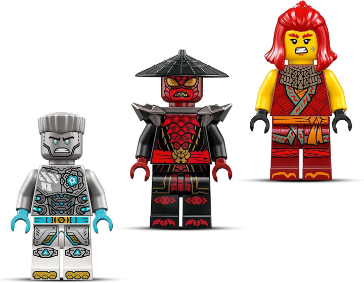 LEGO NINJAGO Zane's Action Mech - Jucărie ninja cu 3 minifigurine pentru jocuri de rol - Set mic de construit și jucat pentru copii - Idee de cadou pentru băieți și fete de la 6 ani 71827 Seturi de constructie Besuche den LEGO-Store