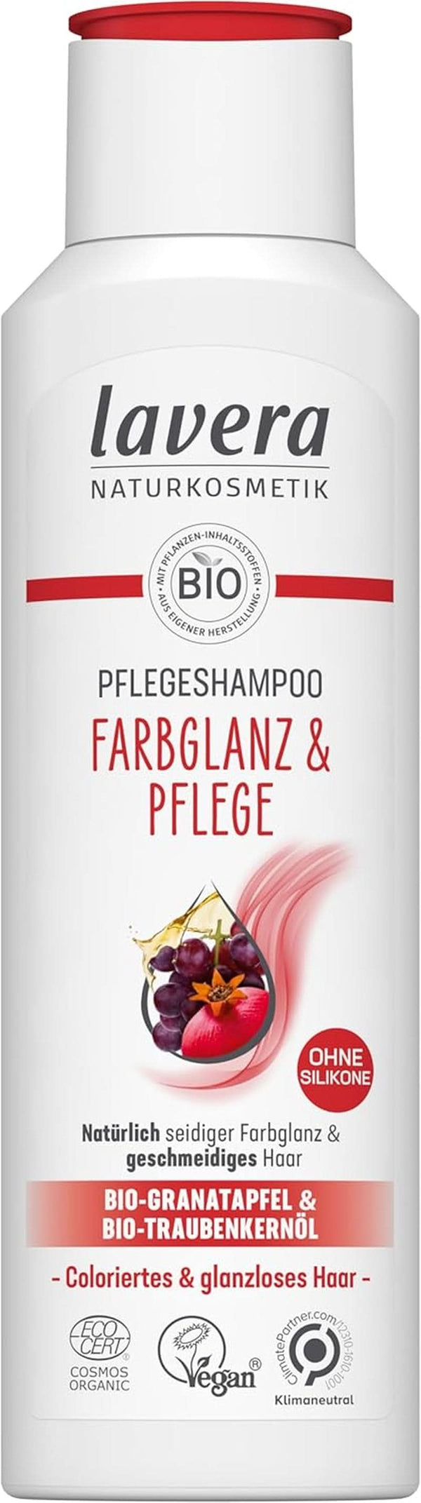 Lavera Care Shampoo Colour Shine & Care, vegan, 250 ml Duș și baie Naty Shop