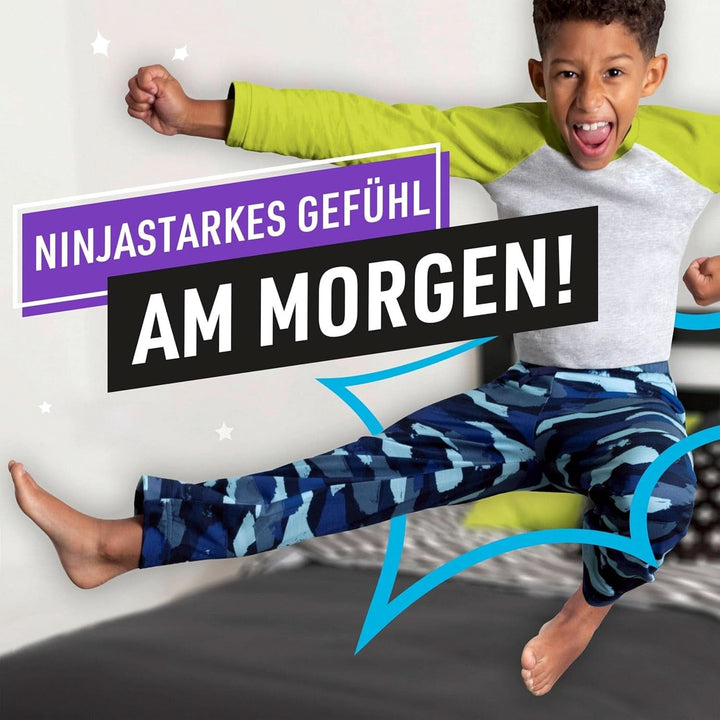 Pantaloni de pijama Ninjamas Hearts, 60 pantaloni de noapte absorbanți, 7 ani, 17Kg-30Kg Mama si Copilul Naty Shop