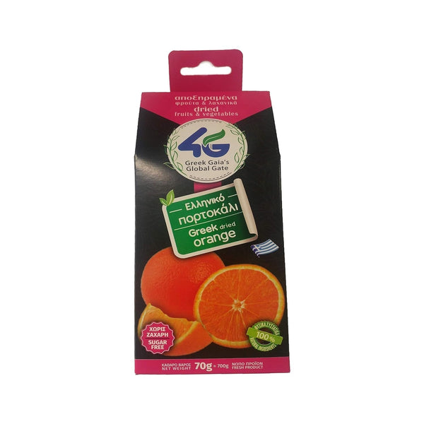 4G - portocale grecești uscate, pachet de 2 x 70 g (total: 140 g) Produse deshidratate Naty Shop Portocală uscată